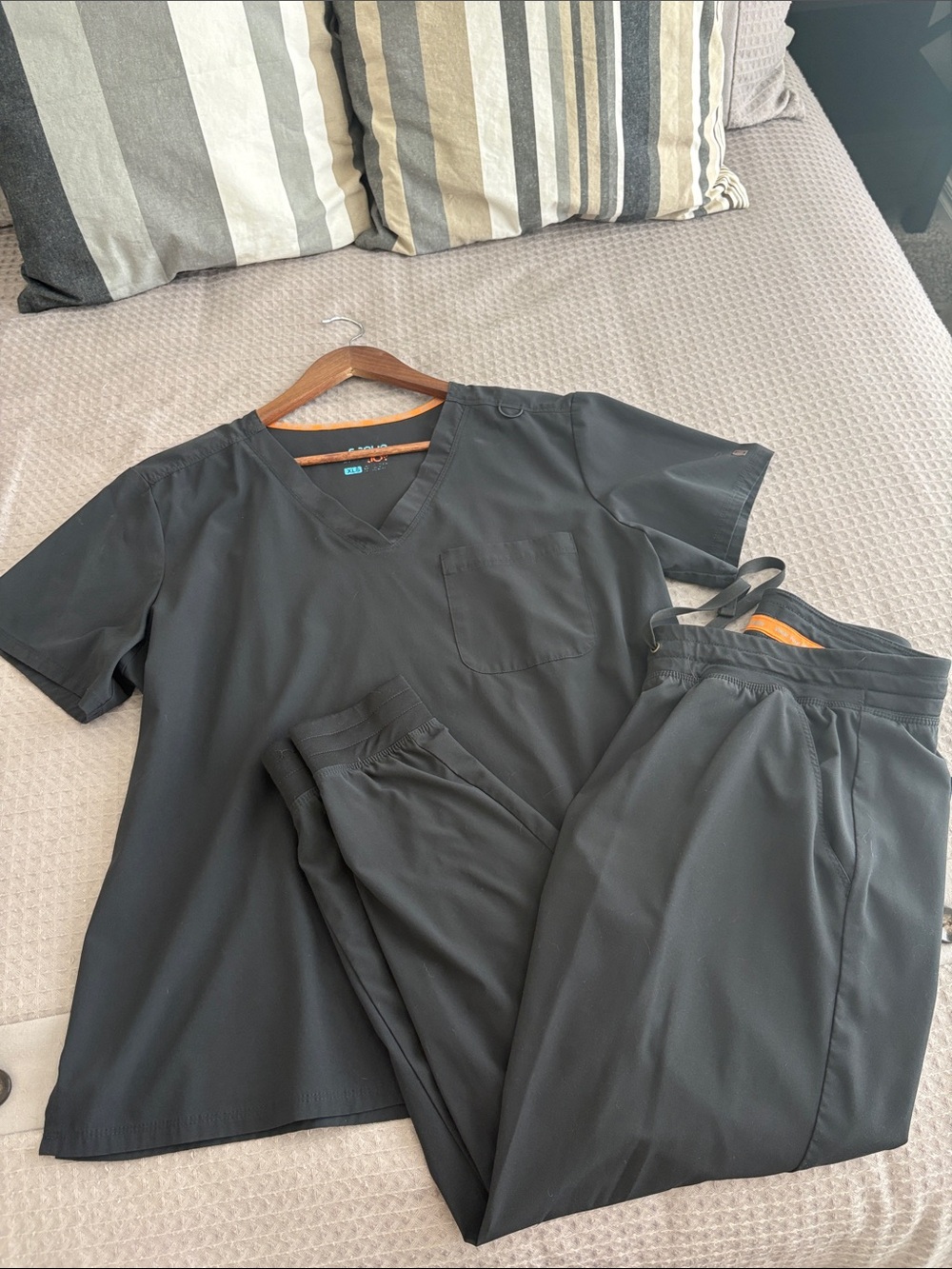 Scrub Joy Women's Black Scrub Set-willing to sell separately